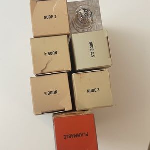 KKW BEAUTY NUDE LIP CREMES and So Fire Gloss